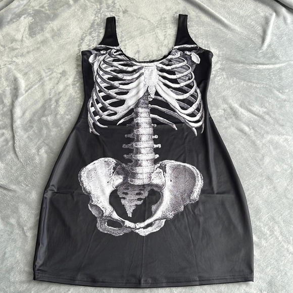 NWOT Blackmilk Ribs Black Dress ~ LIMITED Size Large - Picture 5 of 16